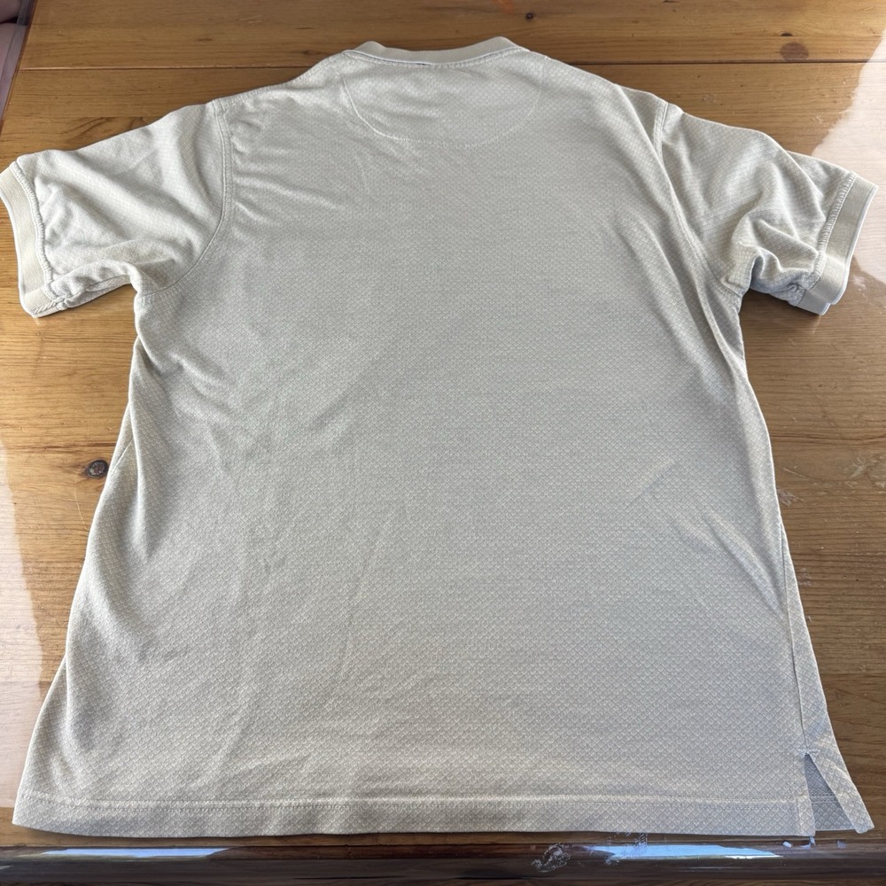 Vintage Munsingwear Men's Beige With White Piping Polo Shirt Size XL Excellent - Picture 9 of 9